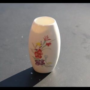 Vintage Flower Design Small Porcelain Vase